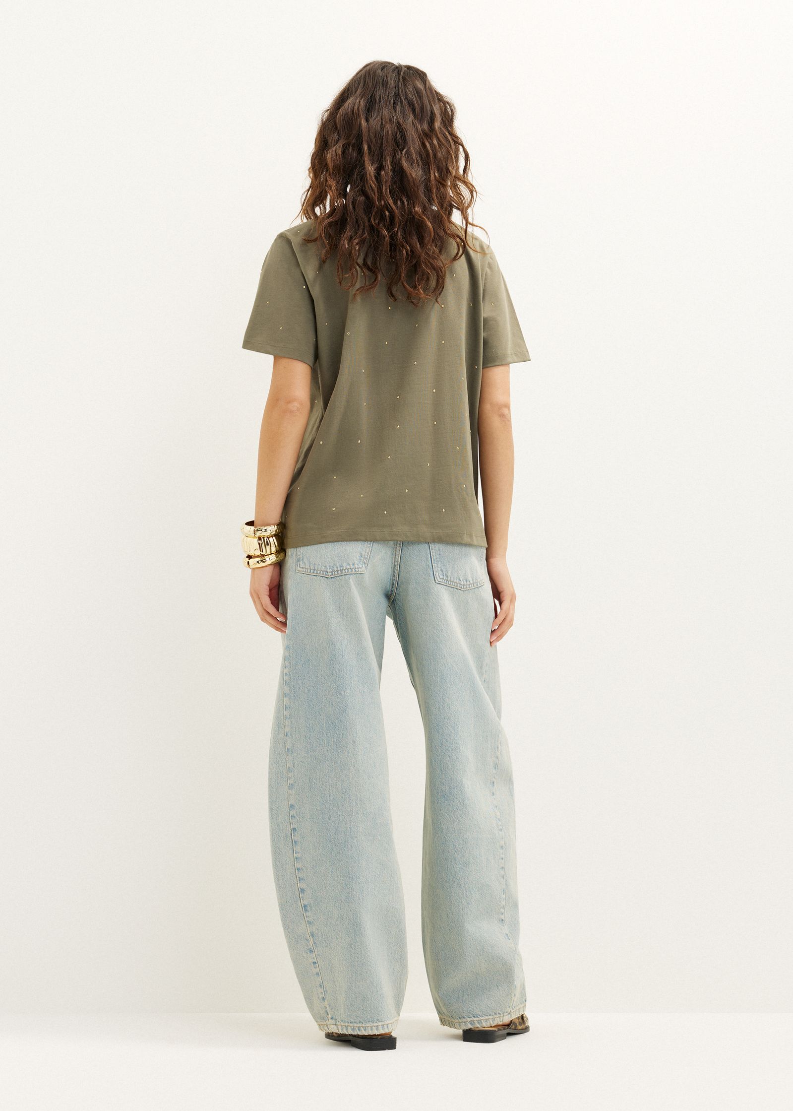 T-shirt met studs