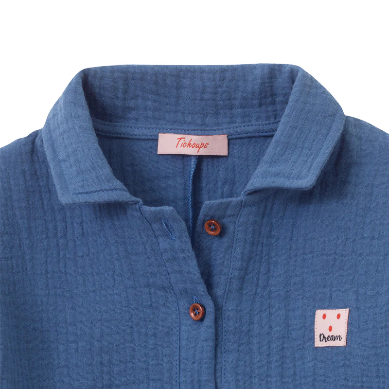 Grenouillère bleu