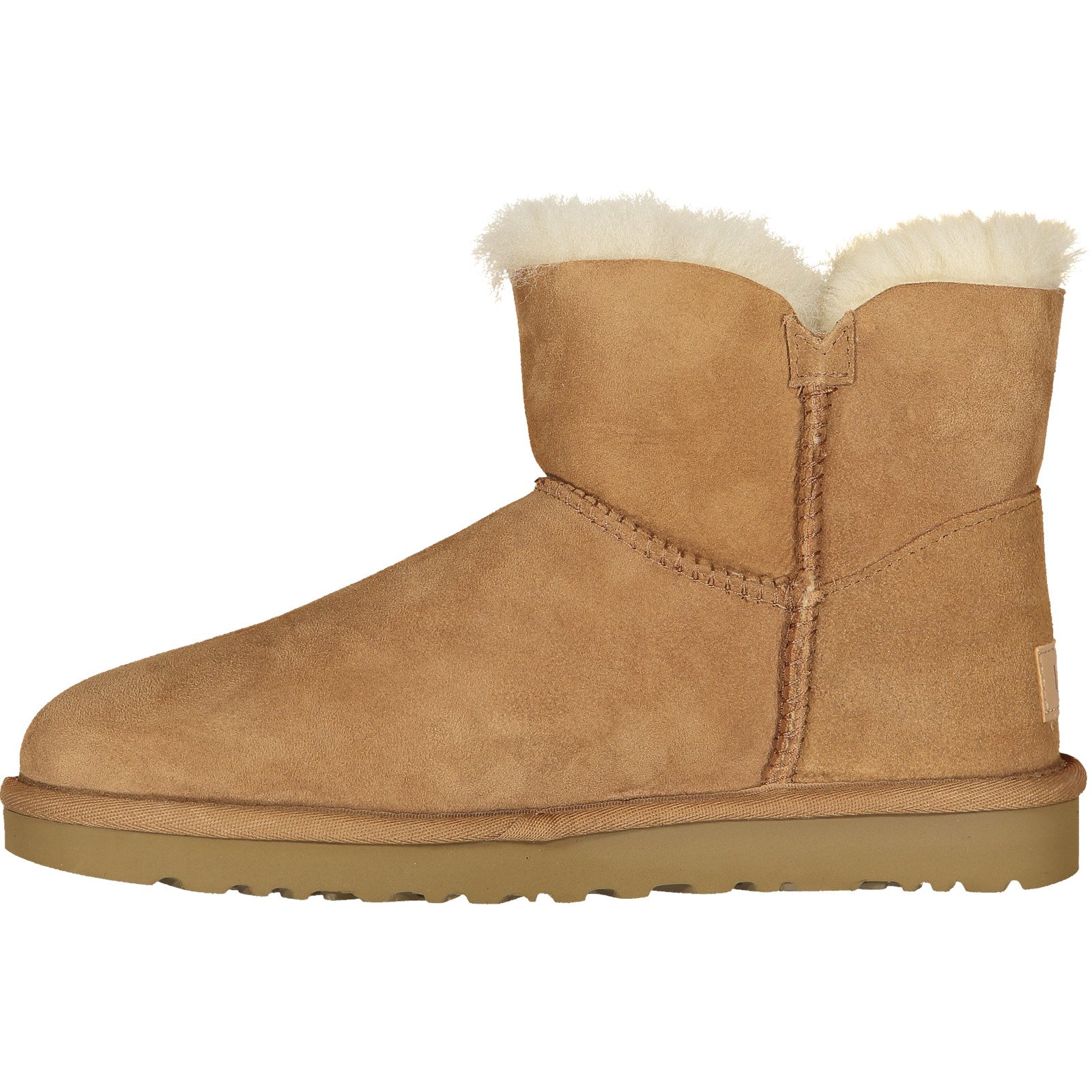 UGG Damen-Winterstiefel Mini Bailey Button II hellbraun, 36