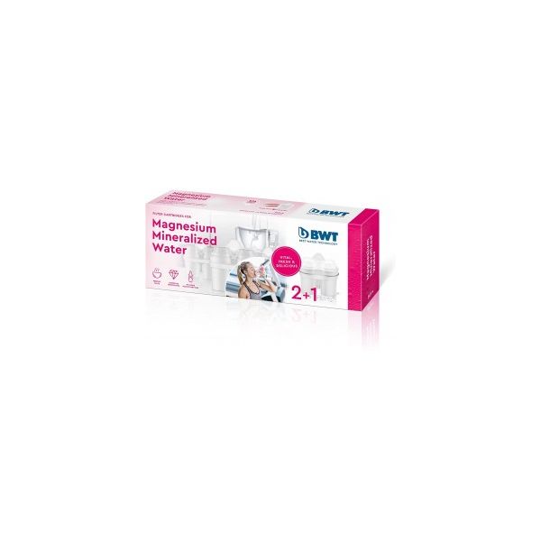 BWT Pack de 2 1 Cartuchos de Filtrado, Blanco, Acrílico 814338