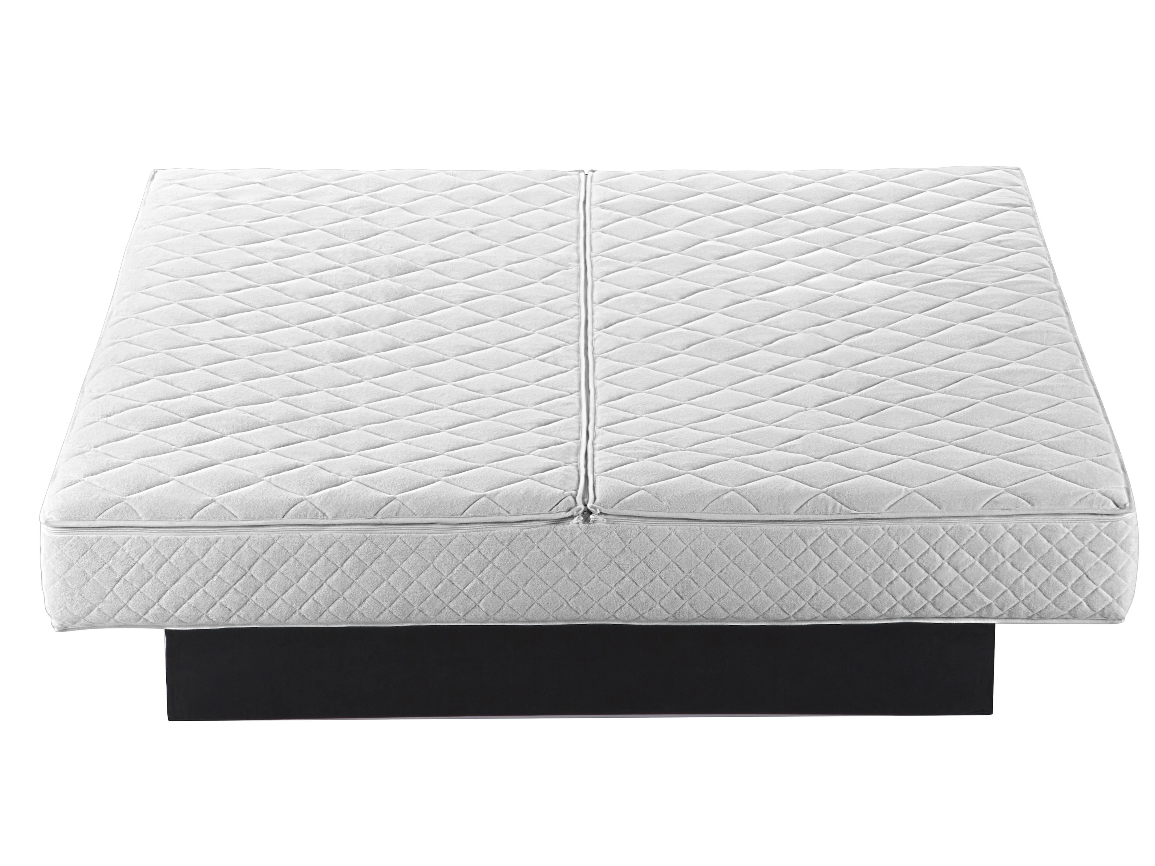 Waterbed Bouclé ROISEL 180 x 200 cm Lichtbeige