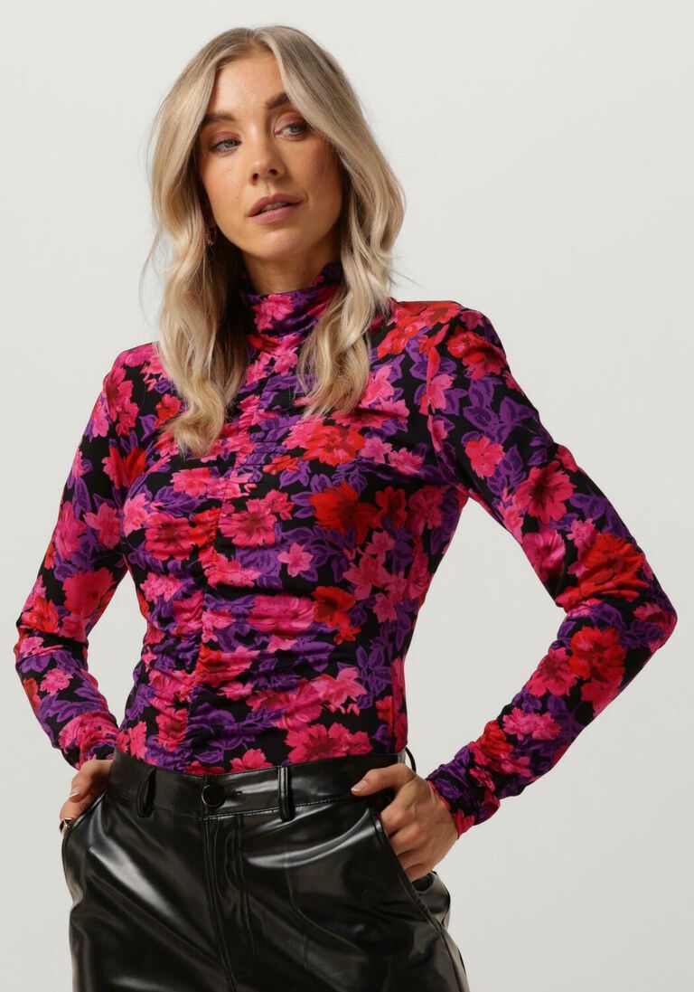 GESTUZ roze gestuz top asha rollneck blouse