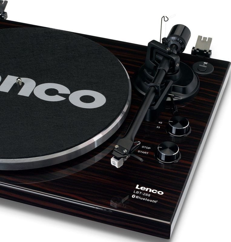 Lenco - LBT-288WA - Platenspeler - Donkerbruin - Met Bluetooth