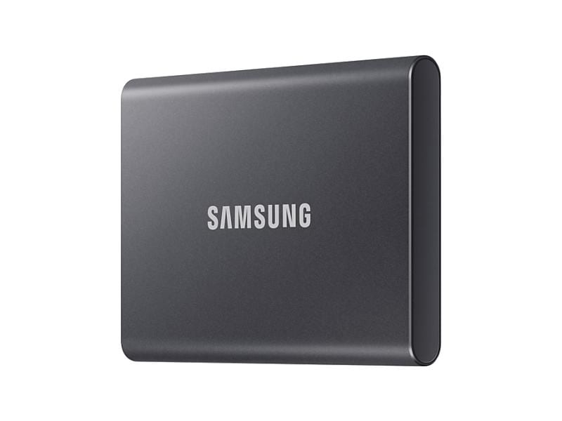 Samsung Externe SSD Portable T7 Non-Touch, 1000 GB, Titaniu Externes Solid State Drive mit 1000 GB