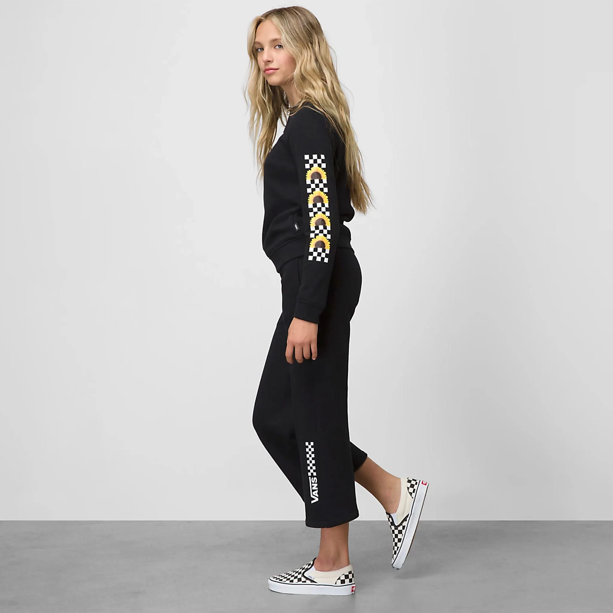 Vans Pantalon Ouaté Chalkboard Crop 7-14ans