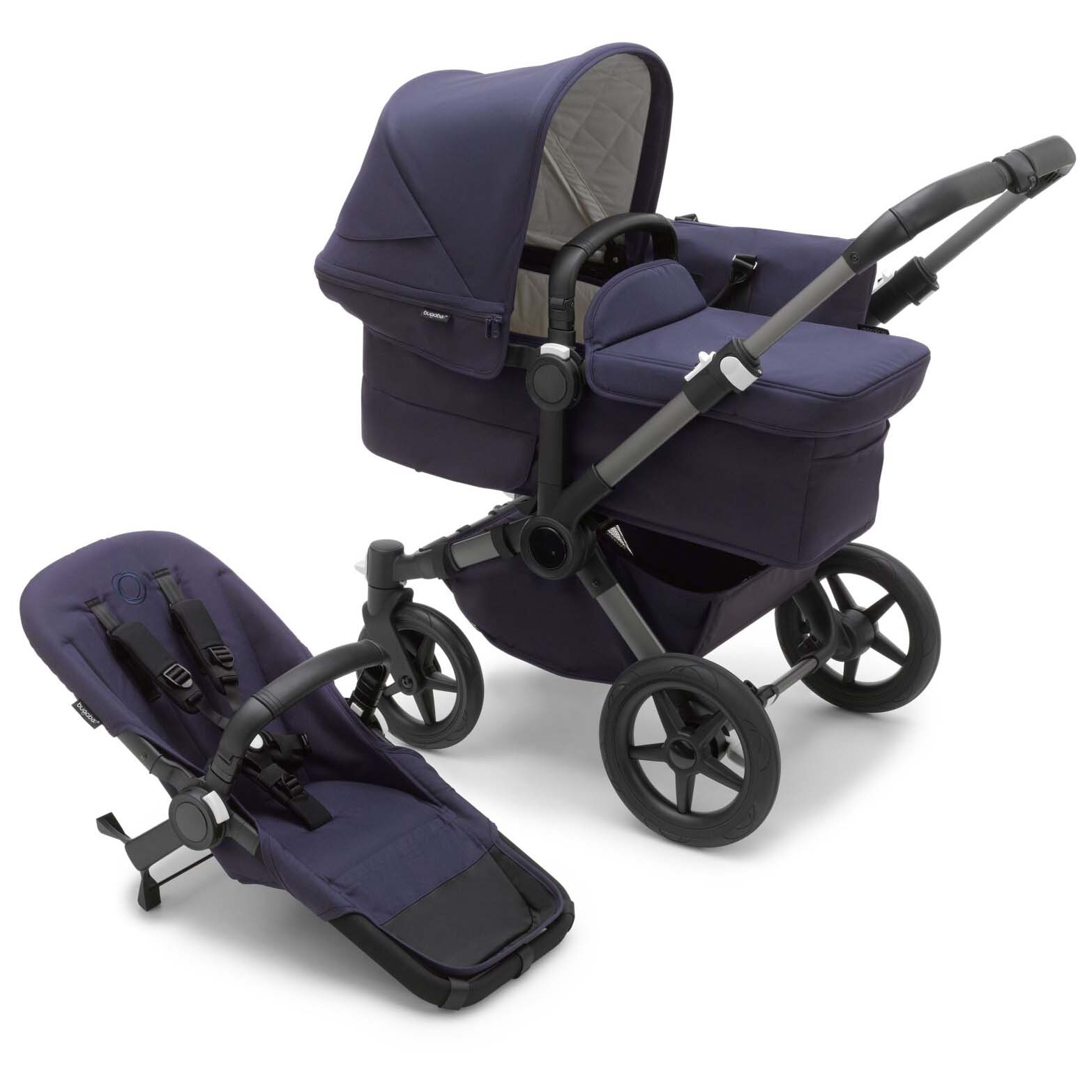 Bugaboo Donkey5 Classic compleet Graphite Dark Navy