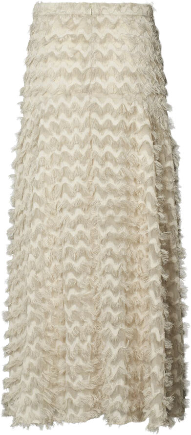Rabens Saloner Feathery skirt - Selilja Oyster