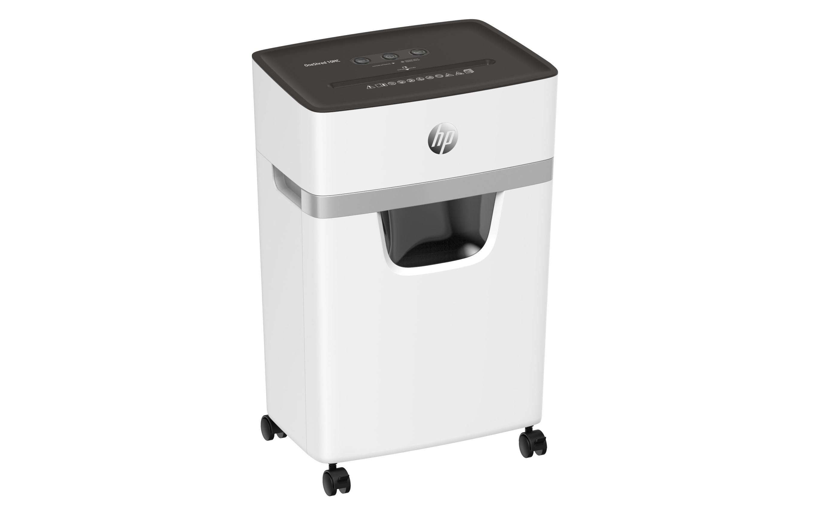 Aktenvernichter OneShred 10MC P-5, 10 Seiten<br>Dokumentenvernichter von HP