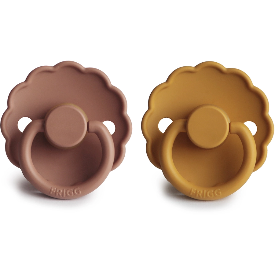 FRIGG Schnuller Daisy Honey GoldRose Gold 0-6 Monate