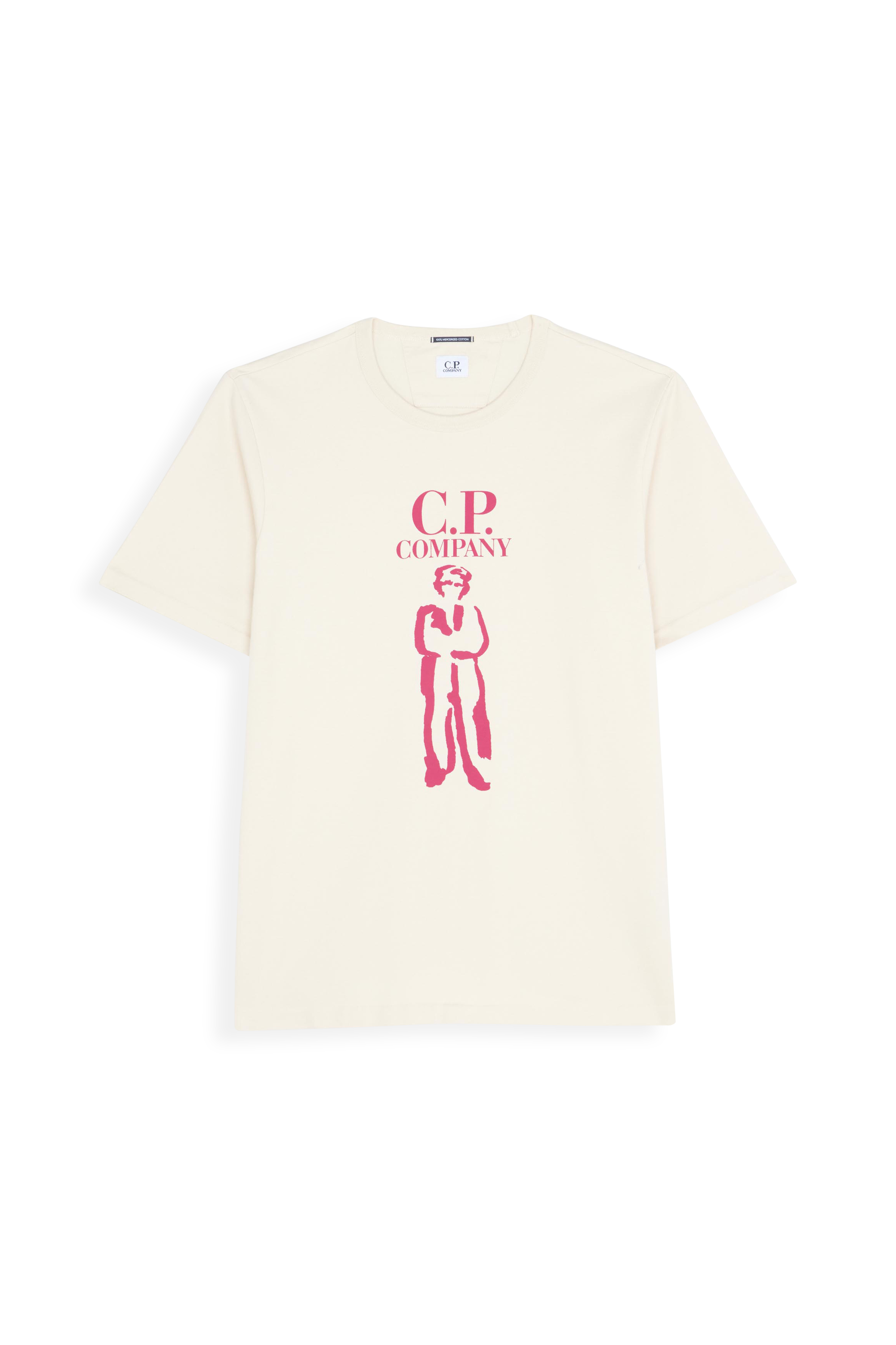 C.P. COMPANY T-shirt  MERCERIZED JERSEY  Beige