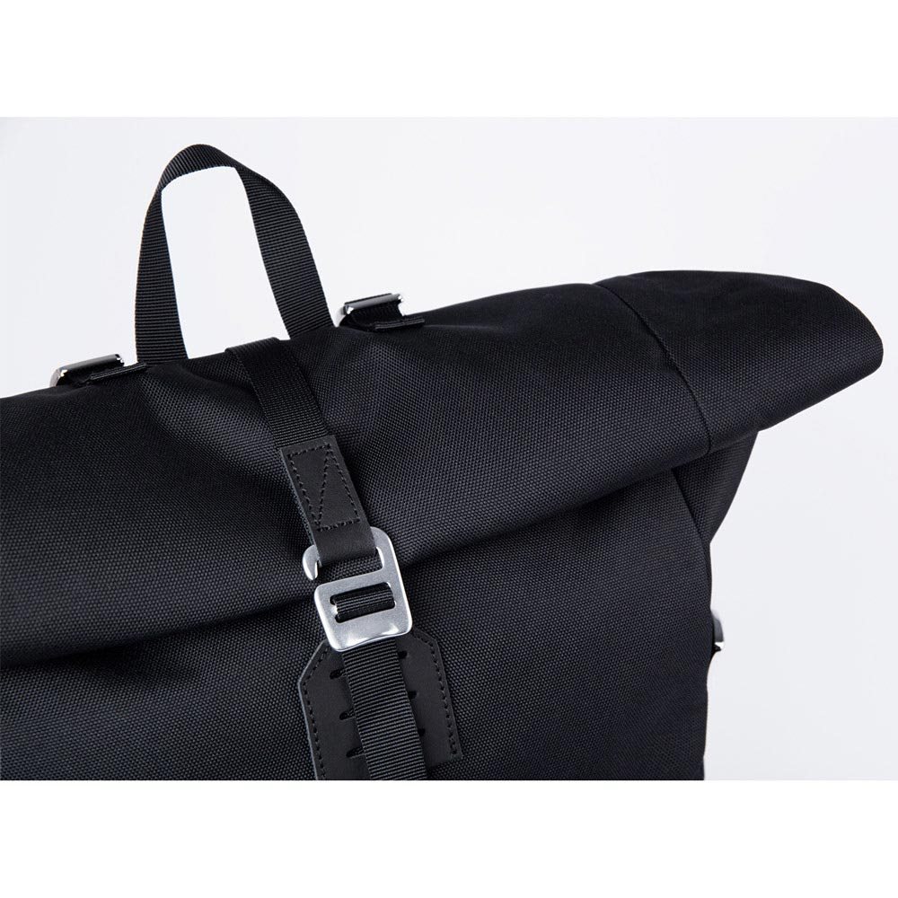 Sandqvist Bernt Backpack black with black leather