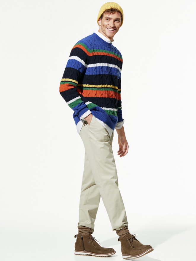 Zopfpullover Woolcot