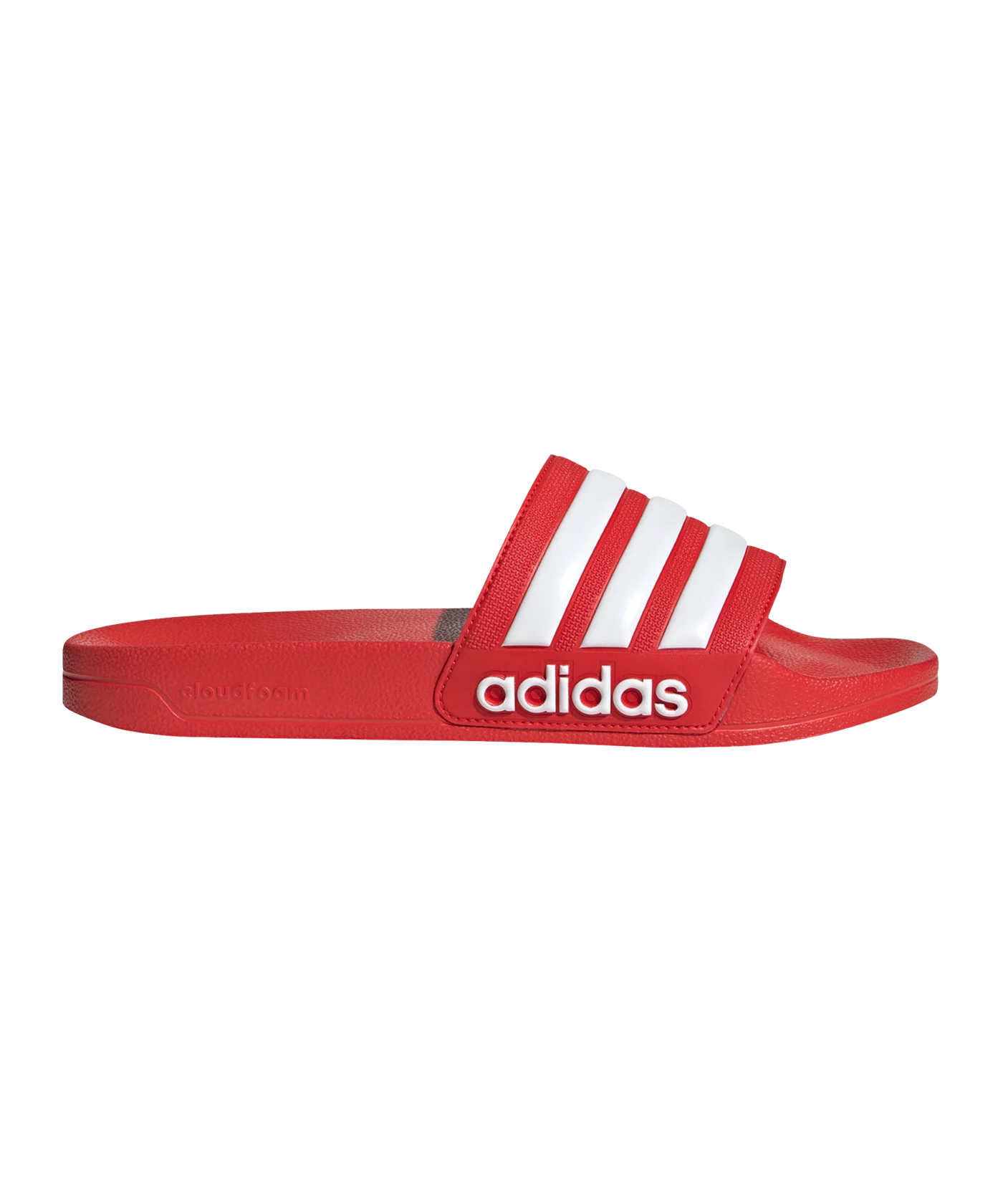adidas Cloudfoam Adilette Shower Regular Rot Weiss