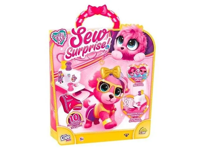 Cobi Little Live Pets. Maskotka Sew Surprise róż