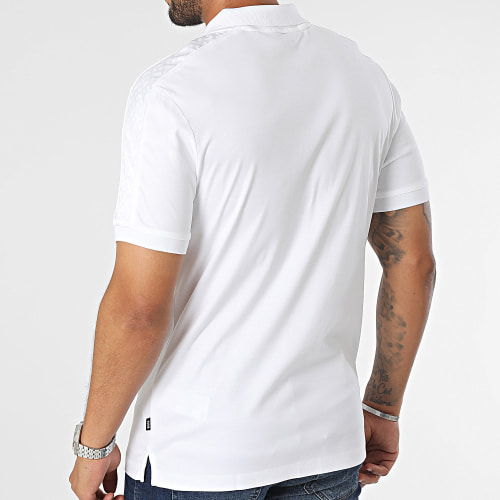 Polo Manches Courtes A Bandes Parlay 189 50494073 Blanc