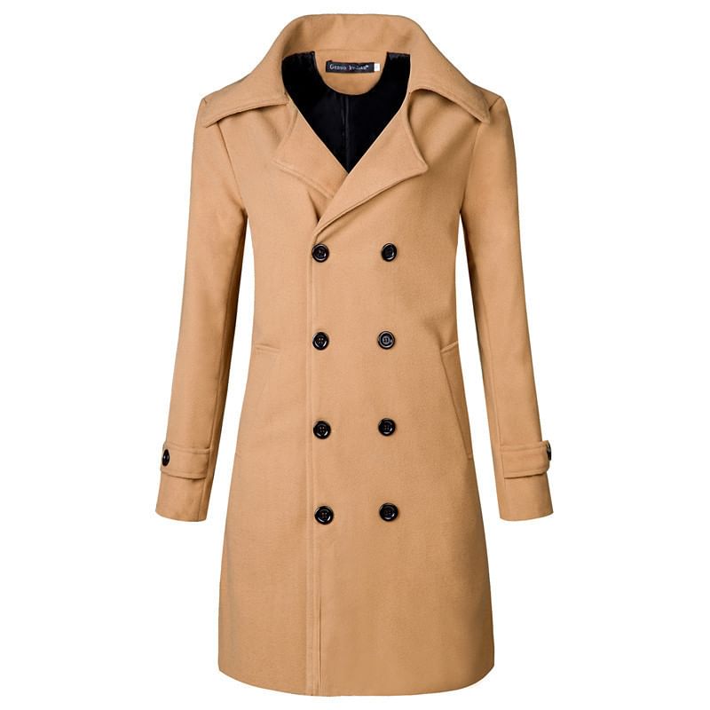 YIKES - Trenchcoat met reverskraag en dubbele rij knopen