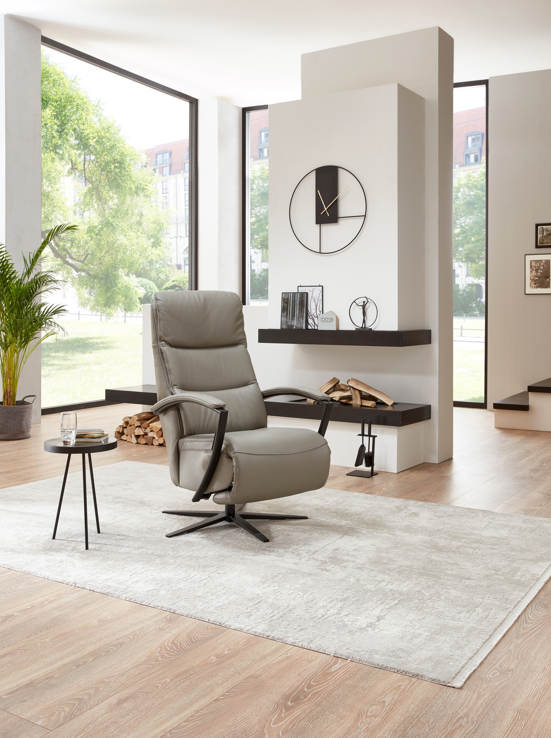 MONDO Relaxsessel CASIO Ergonomie MEDIUM grau