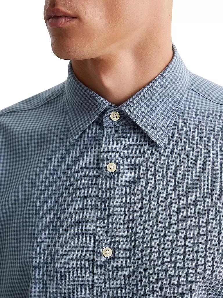 MARC O'POLO Hemd Regular Fit blau
