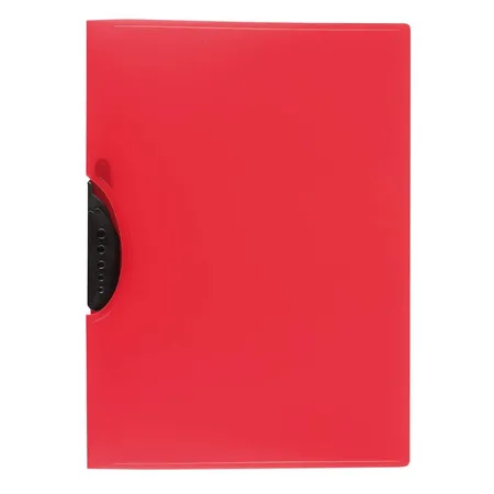 Idena Clipmappe, DIN A4, aus PP, transluzent, rot