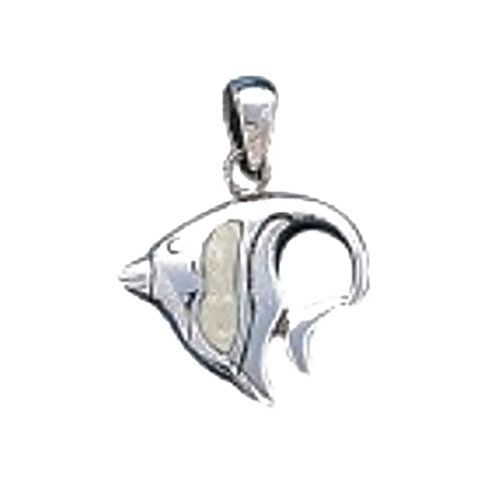 Dive silver Kaiserfisch-Anhänger