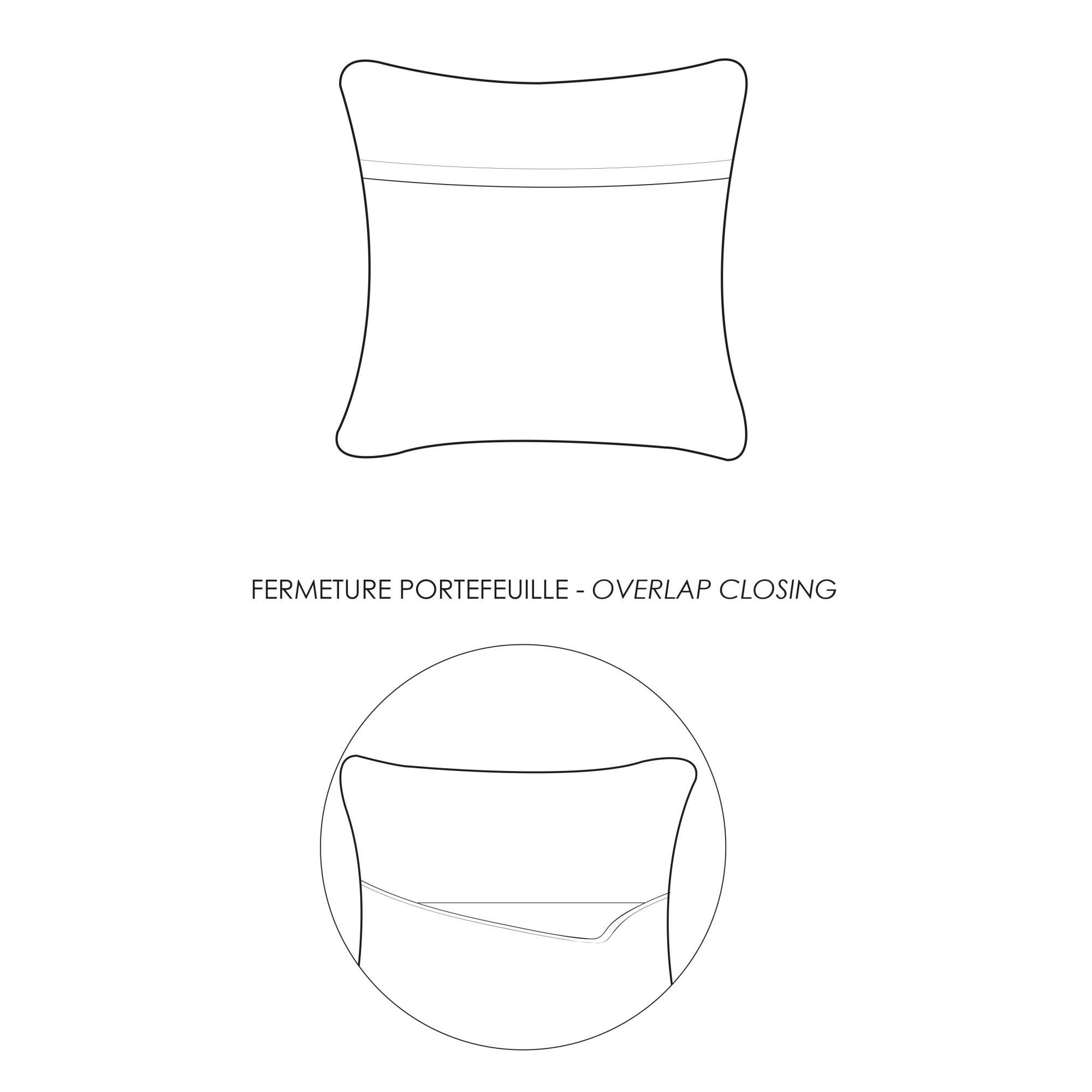 Coussin stonewashed tana marmelade 40 x 65 cm