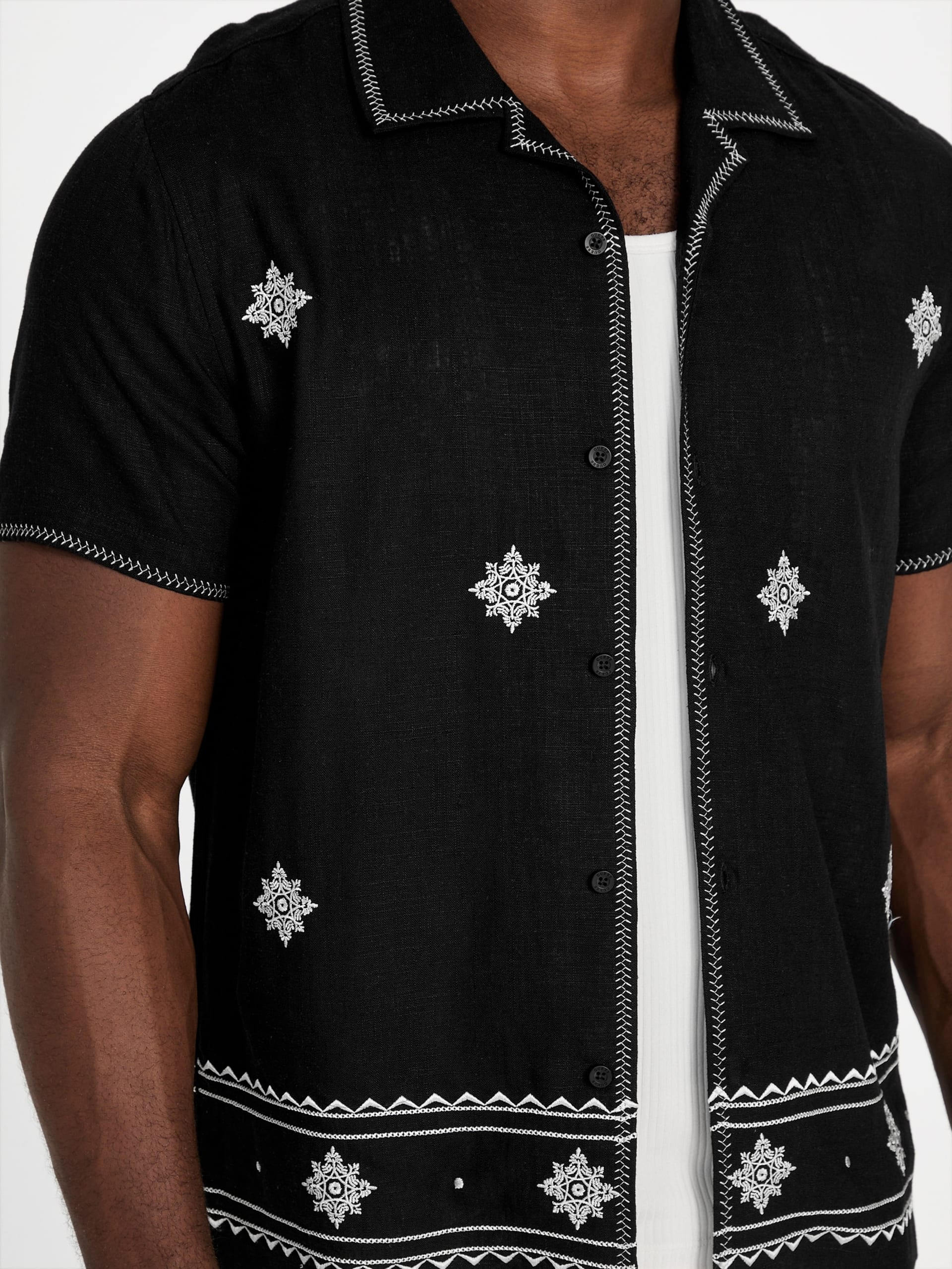 Camisa bordada Eco Mosley