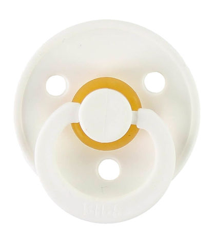 BIBS Colour Schnuller - Gr. 2 - 2er-Pack - Rund - Black/White