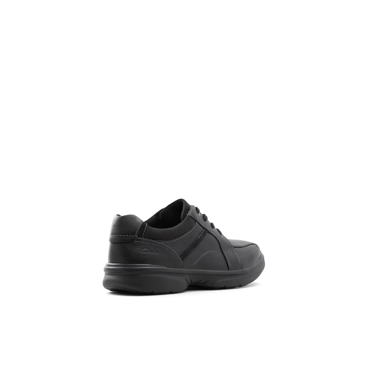 CLARKS-Brdleywalk-w-Avec lacets - Talons plats - Noir