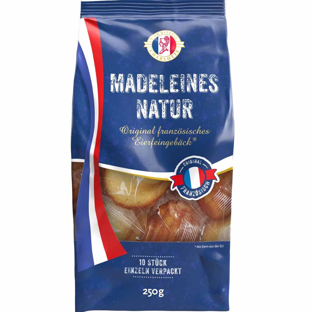 Biscuiterie Charlotte Madeleines Natur 250g MHD:29.6.25