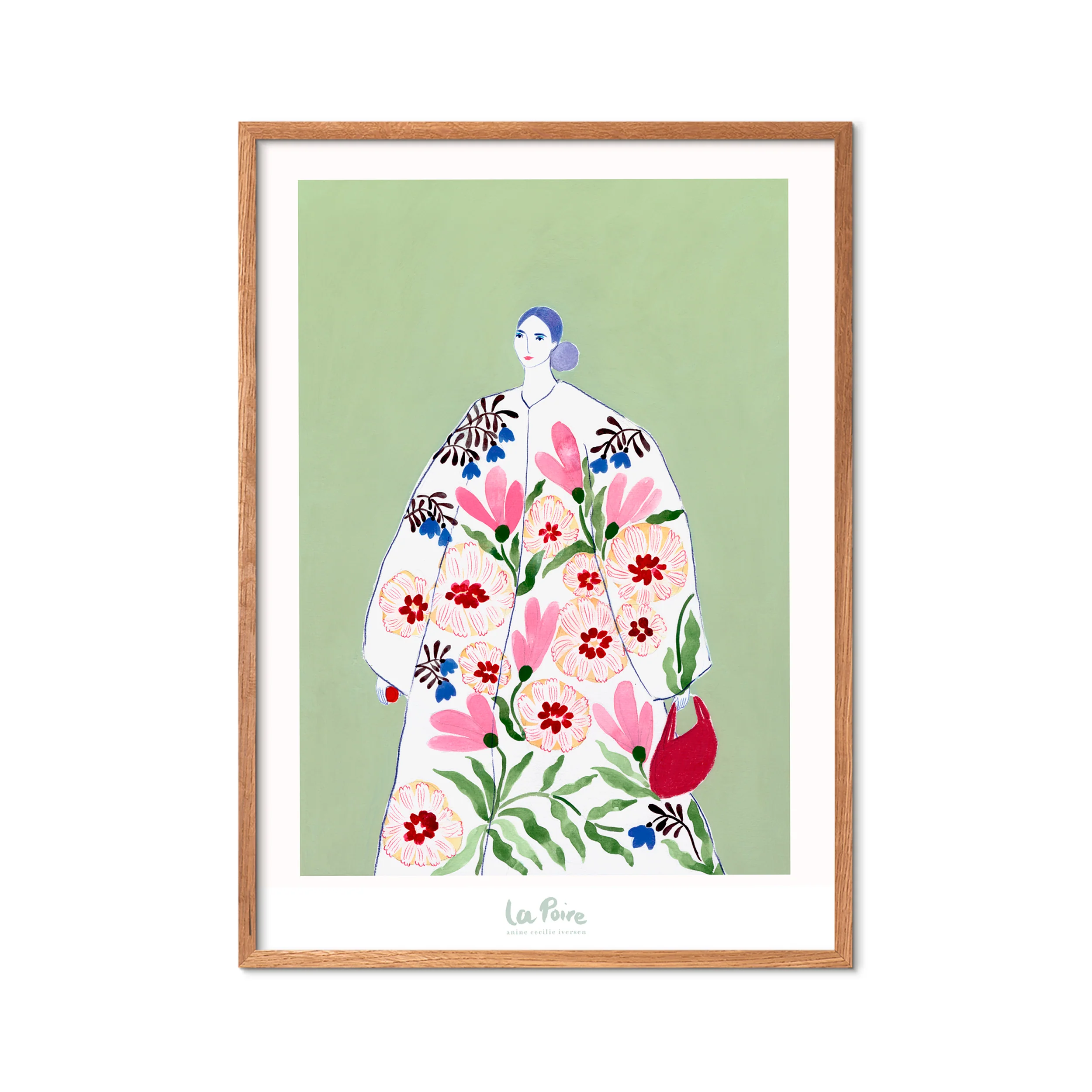 Poster & Frame  La Poire Festive Coat plakat - A3