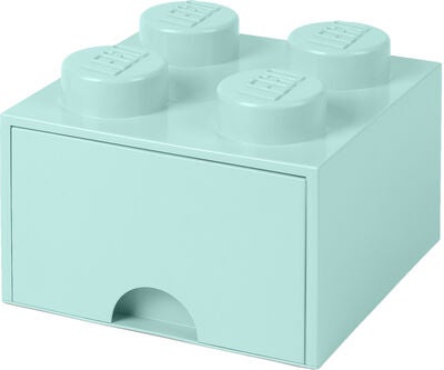 LEGO Oppbevaringsboks med Skuff 4, Turkis