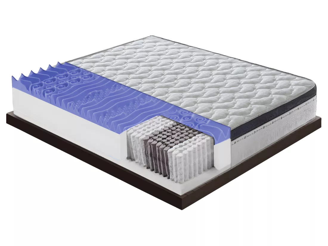 Matelas à Ressorts Ensachés - 800 Ressorts Ensachés - Hauteur 27 Cm - 13 Zones De Confort 140x190 cm