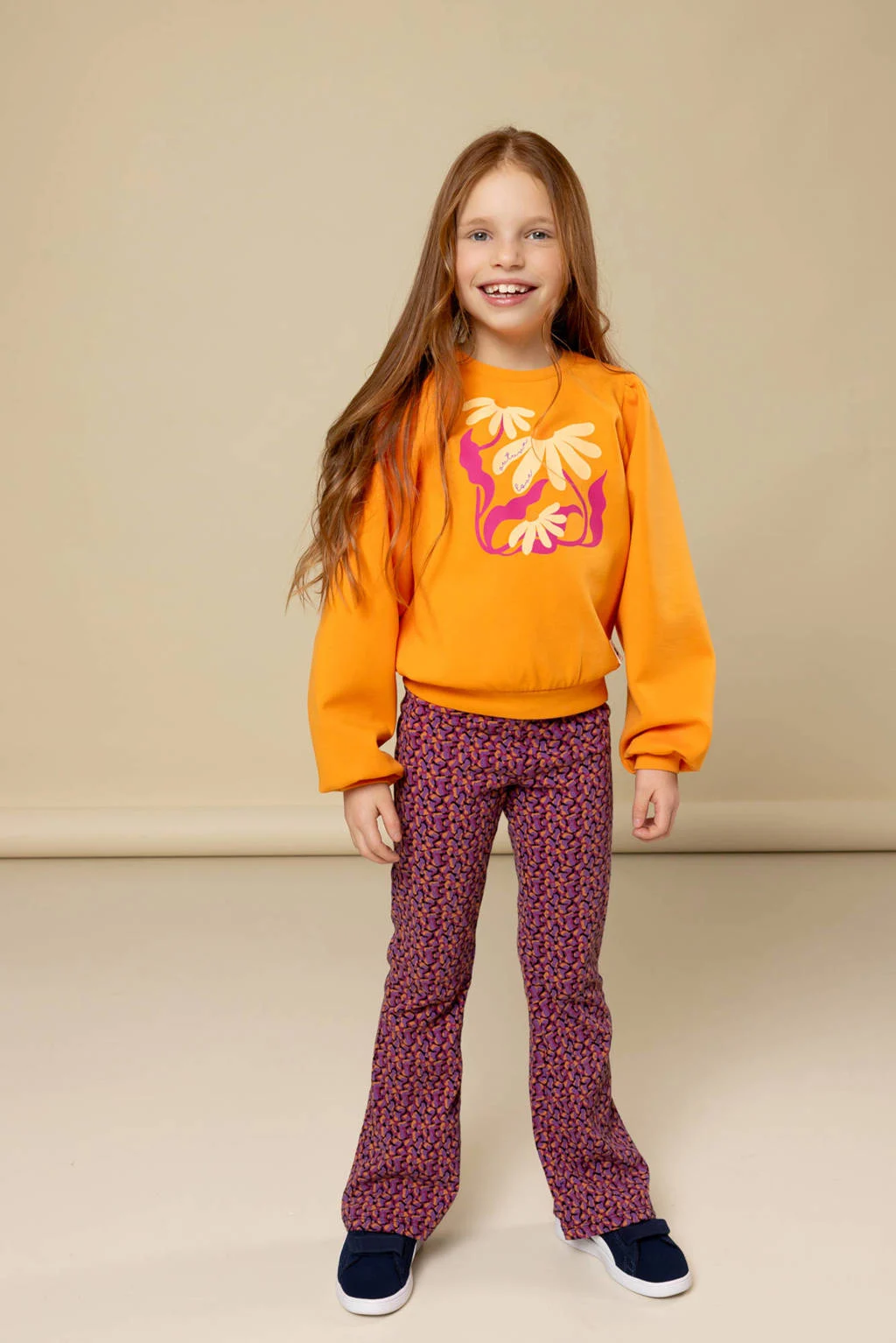 LOOXS little sweater oranje
