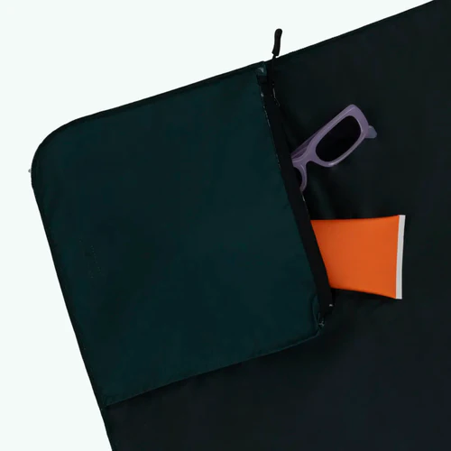 Matira - Serviette microfibre rectangulaire vert