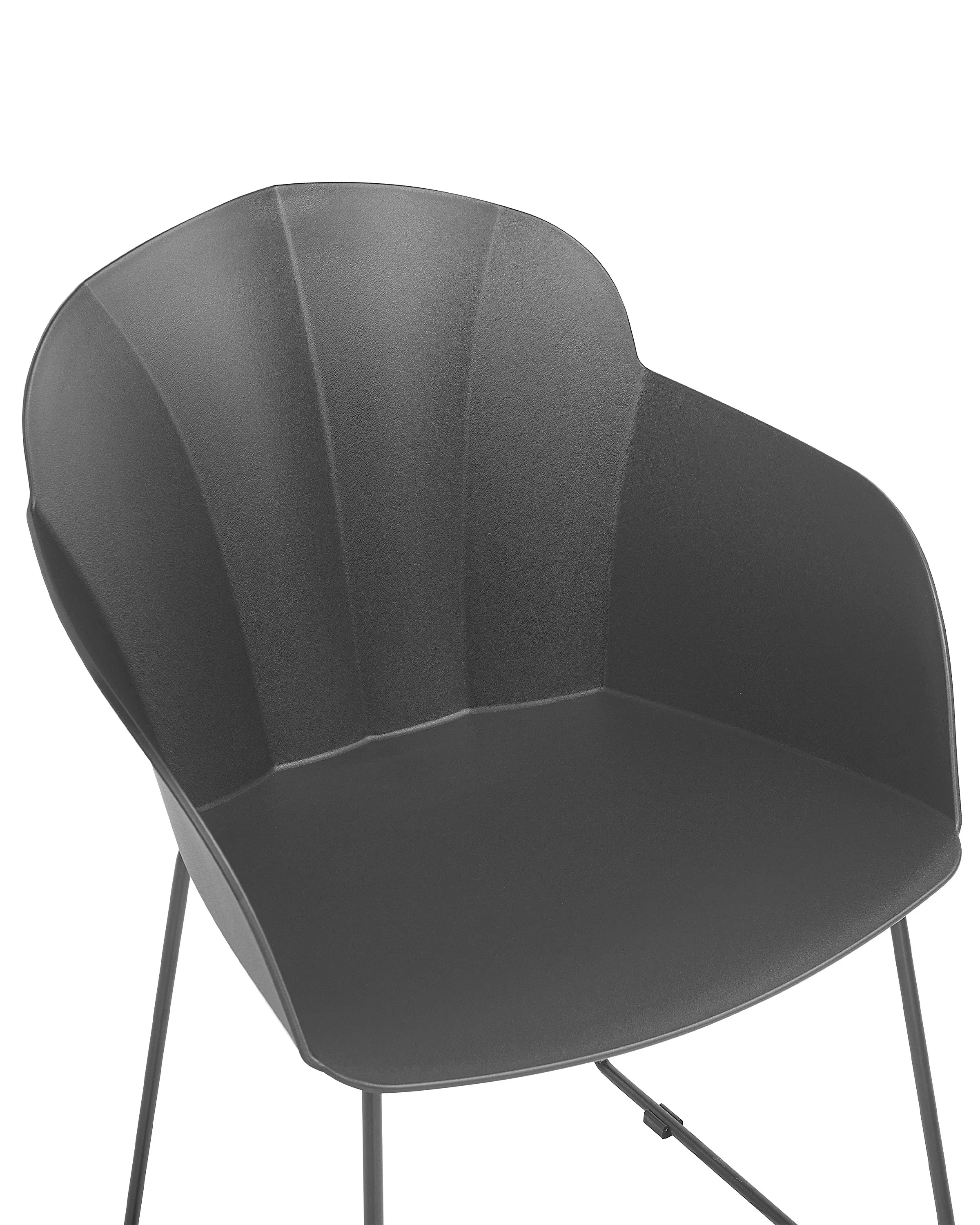 Set van 2 eetkamerstoelen SYLVA Zwart