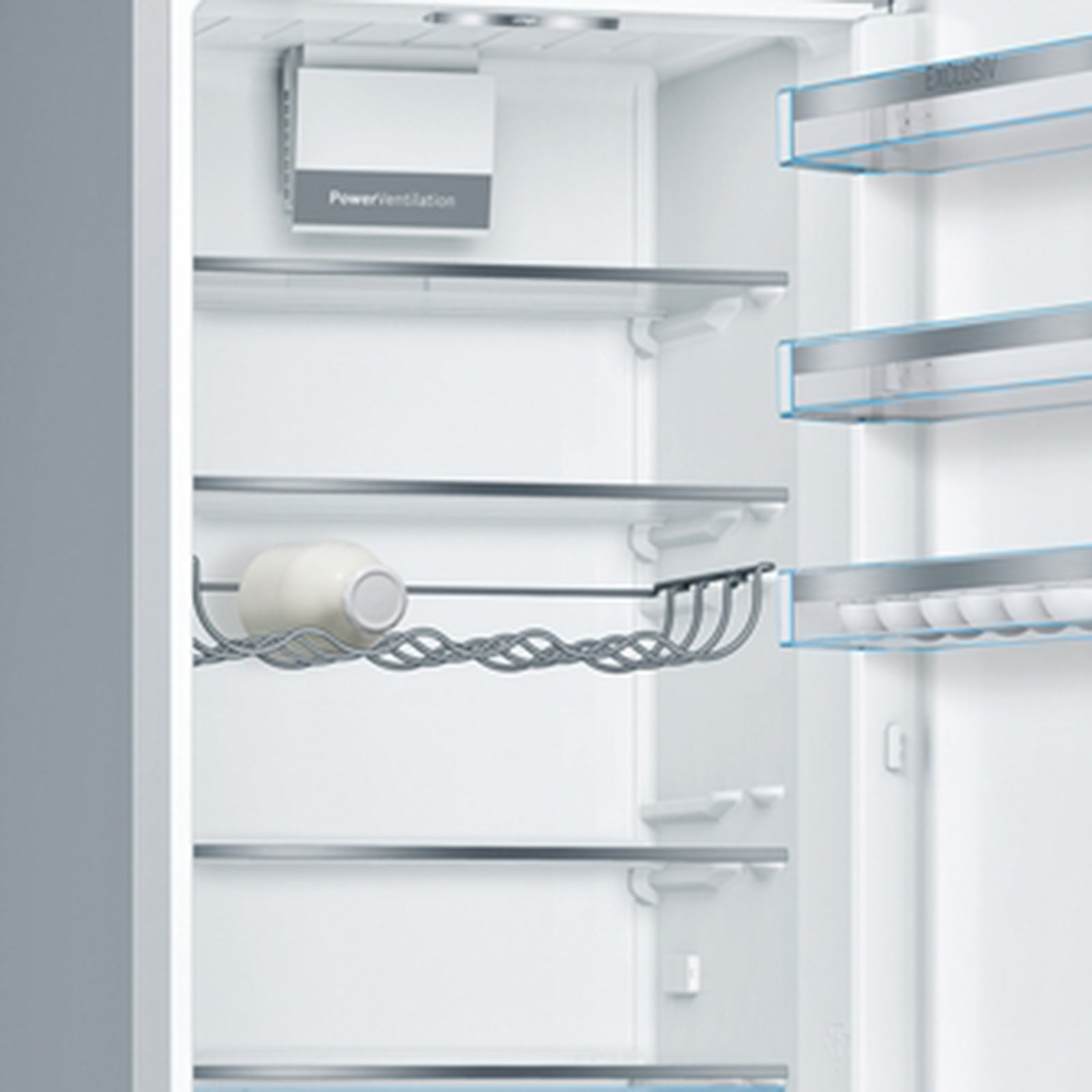 BOSCH Kühl-Gefrierkombination KGE39ALCA - Edelstahl-Optik - C