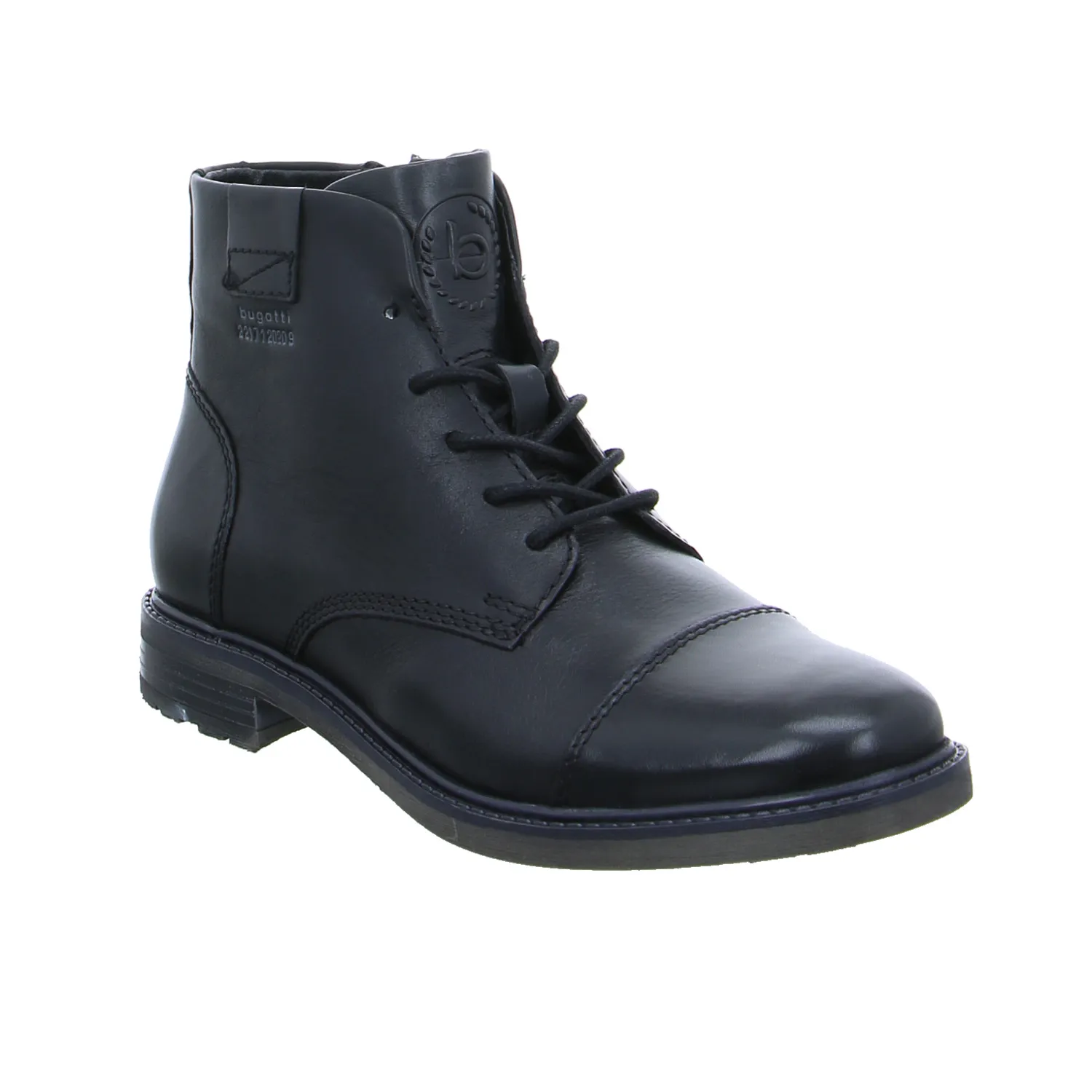 BUGATTI SHOES Winter-Boots Schwarz Leder