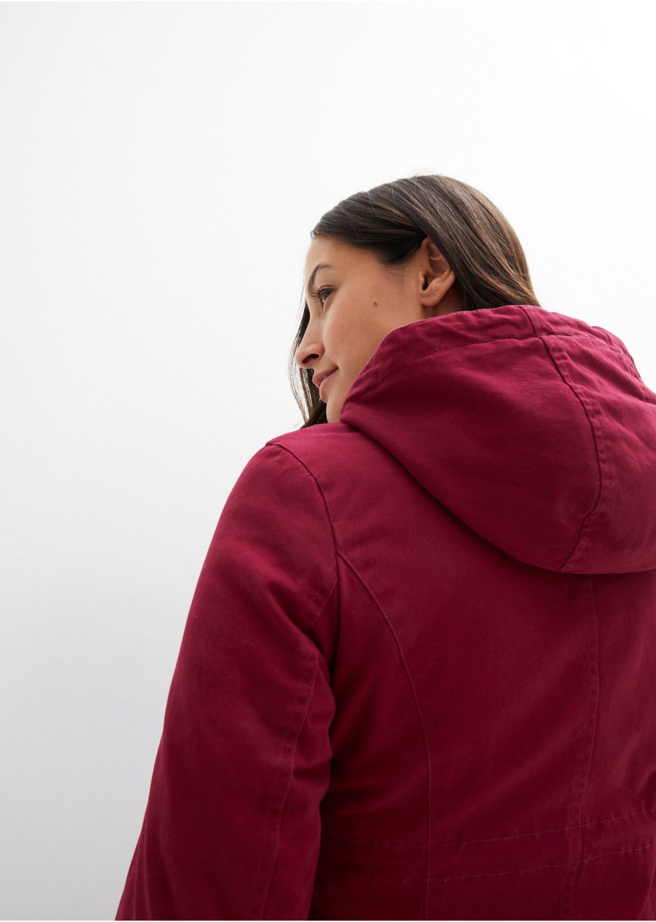 Parka de grossesse avec doublure polaire douillette