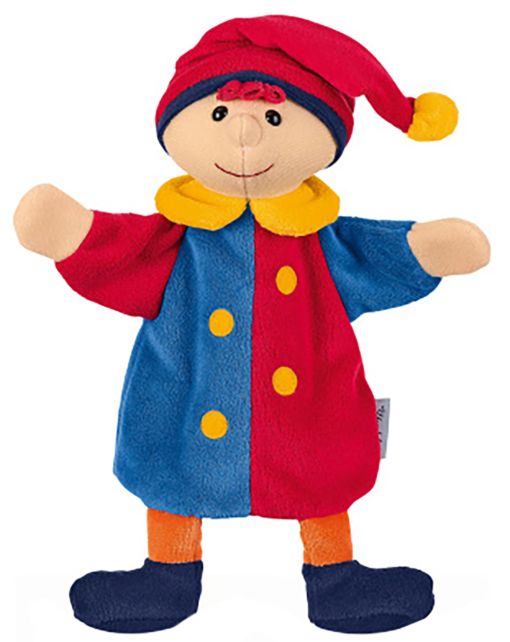 Kinder-Handpuppe KASPER (24cm) in bunt
