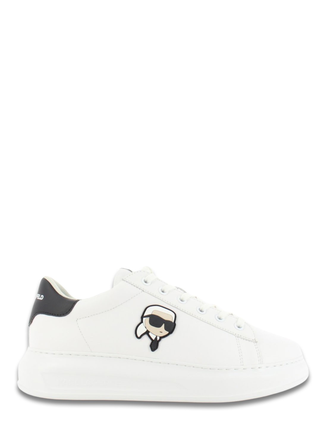 karl lagerfeld Baskets de ville Homme Kapri Mens Karl NFT Lo Lace Blanc