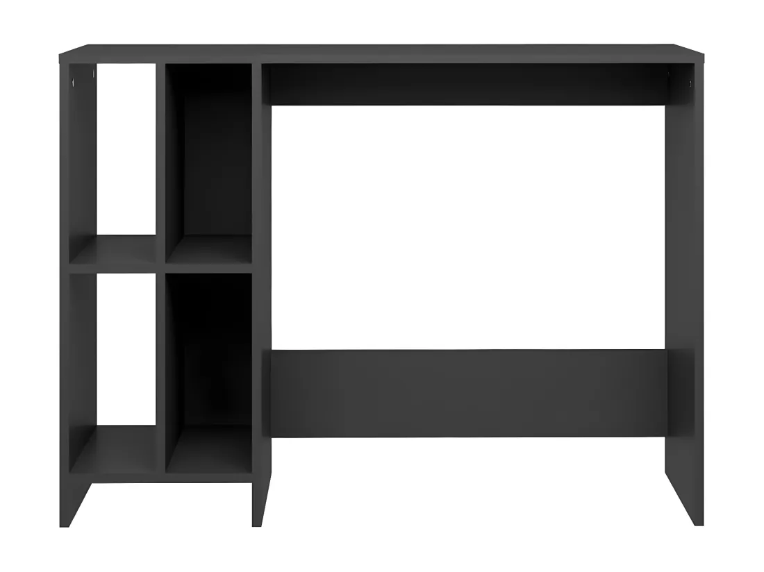 Bureau d'ordinateur portable Gris 102,5x35x75 cm Aggloméré