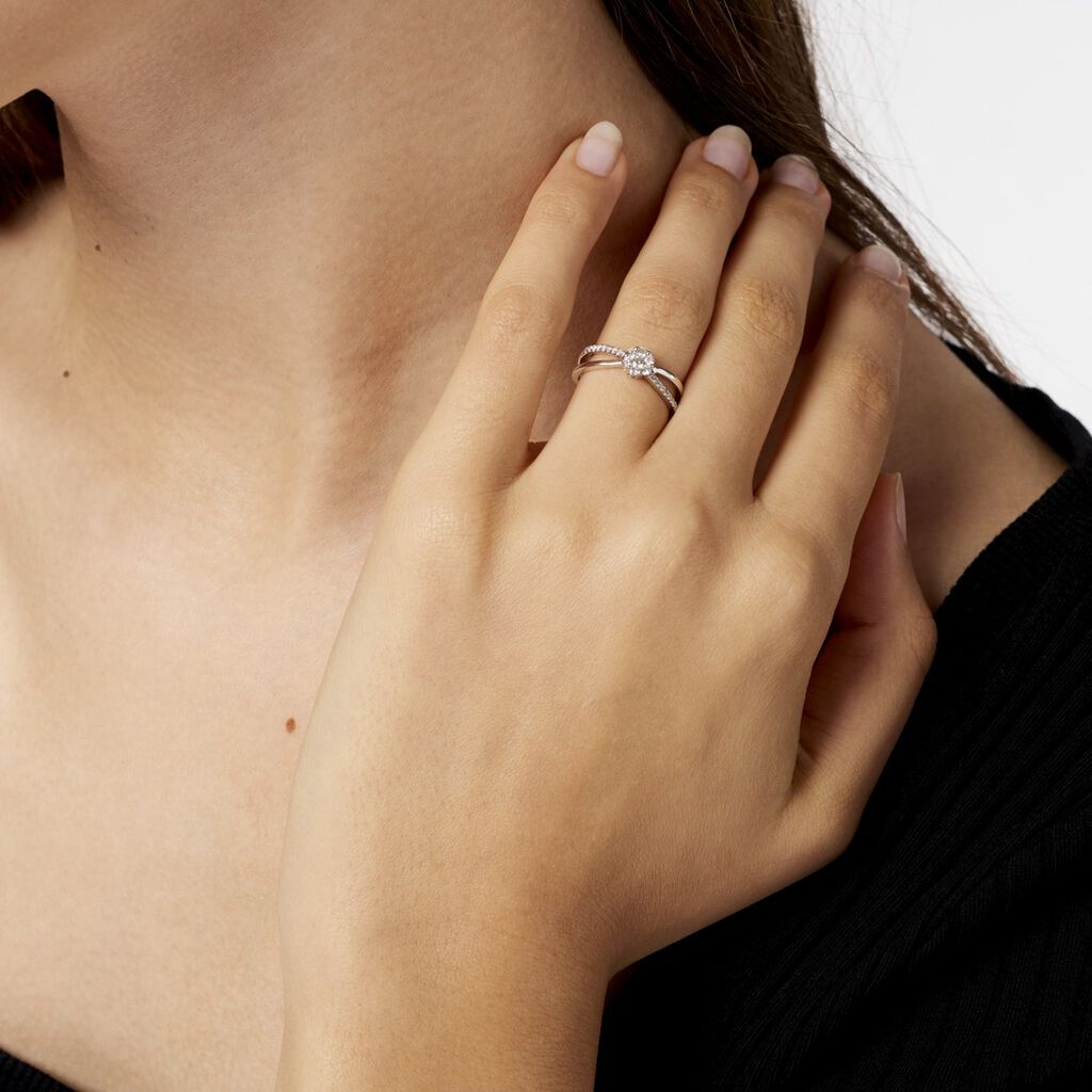 Bague Kuta Or Blanc Diamant