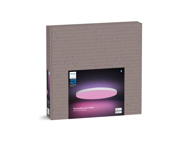 Philips Hue White and Color Ambiance Datura - Loftslyspanel - LED - 67 W - klasse G - 16 millioner farver/varmt til køligt hvidt lys - 2000-6500 K - rund - hvid