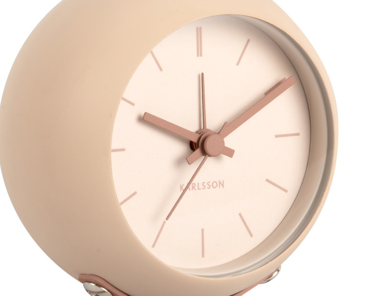 Alarm Clock Nirvana Globe KA5857GY Dark warm grey