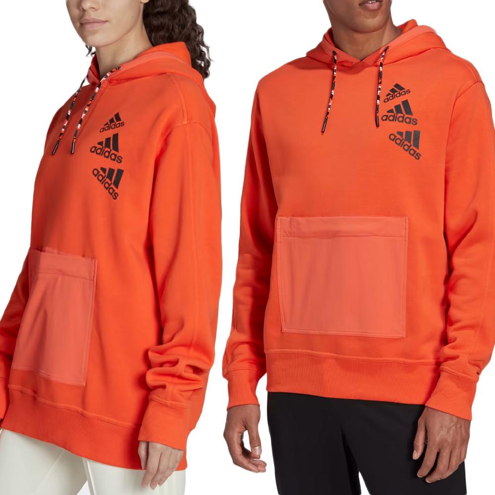 Adidas Sweat à capuche Orange Mixte Adidas Q4 BL HD