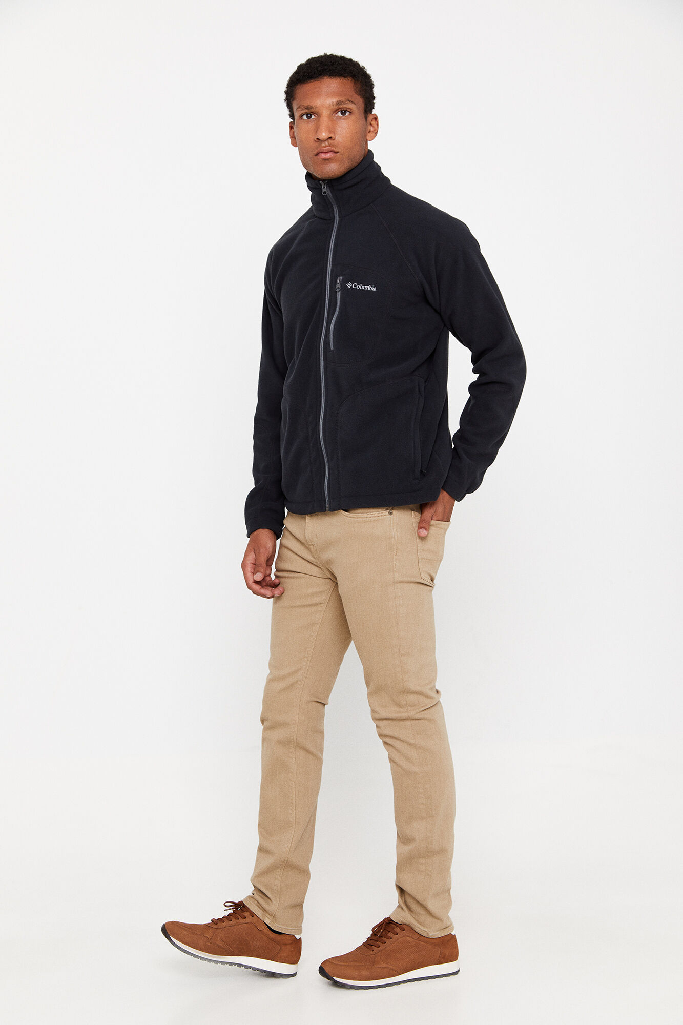 Casaco polar masculino Columbia™ Fast Trek™ com fecho de correr