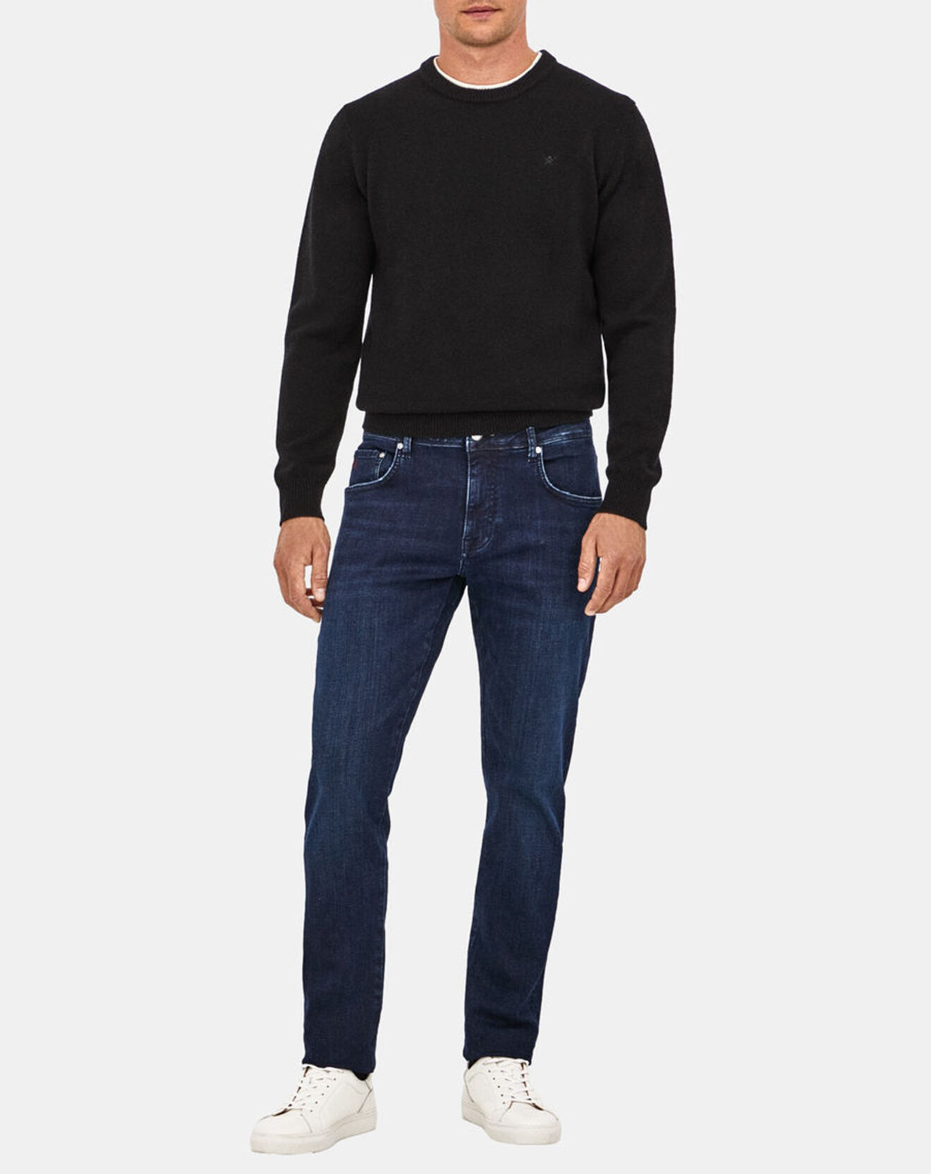 Hackett London Jean Slim Fit Power Flex bleu moyen