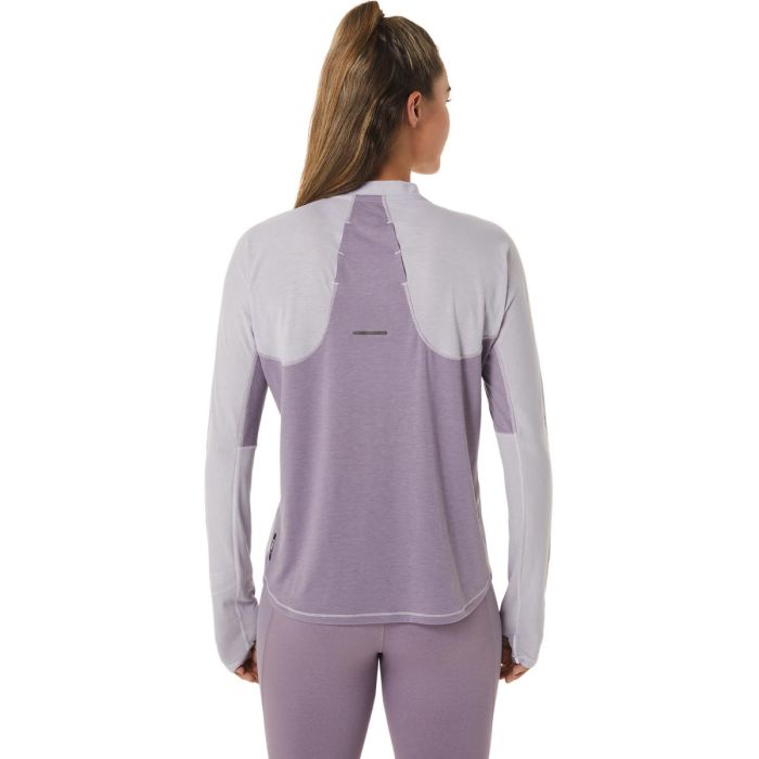 Asics Dame Trøjer Metarun Half-Zip LS Top Lilla