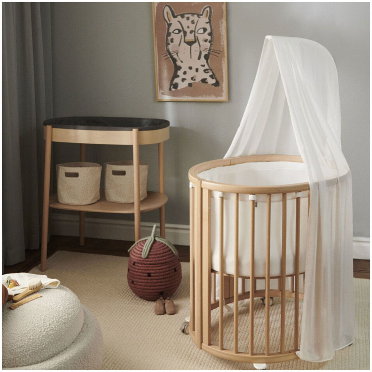 STOKKESTOKKE   Sleepi Mini V3 inkl Matratze white