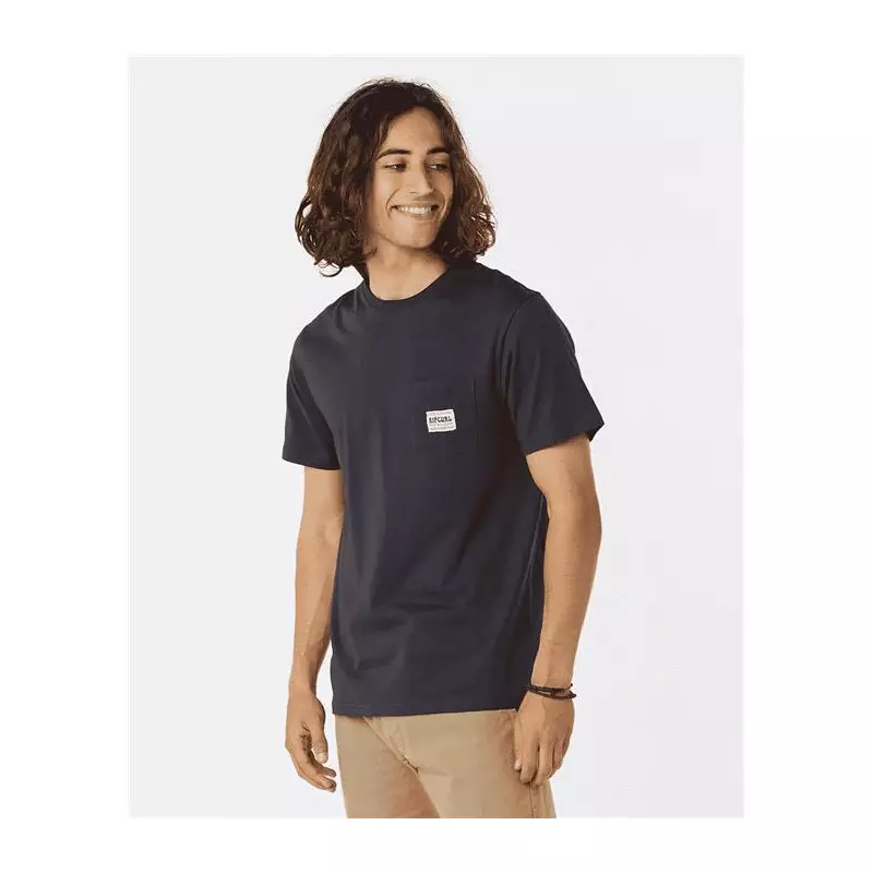 Teeshirt RIPCURL Horizon Badge S/S Tee Washed Black